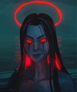 Fantasy Demon Girl Diamond Paintings