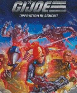 Gi Joe Video Game Diamond Paintings