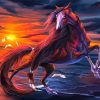 Horse Fantasy Sunset Diamond Paintings