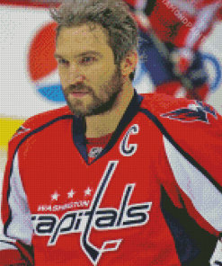 Ice Hokey Player Alexander Ovechkin Diamond Paintings