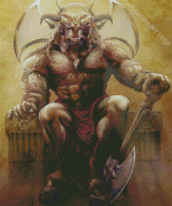 King Minotaur Diamond Paintings