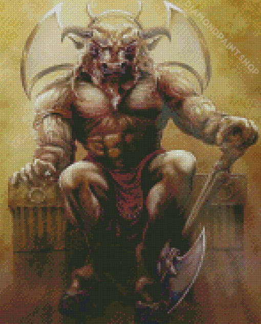 King Minotaur Diamond Paintings