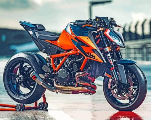 Ktm 790 Bike Diamond Paintings