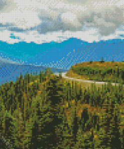 Olympic Mountains Diamond Paintings