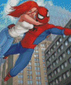 Spider Man And Mary Jane Diamond Paintings