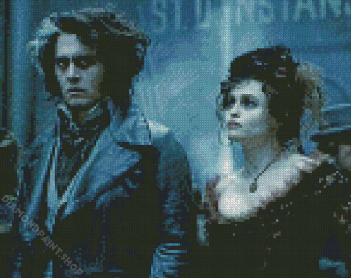 Sweeney Todd And Mrs Lovett Diamond Paintings