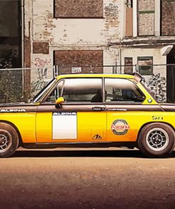 Yellow Bmw E10 Diamond Paintings