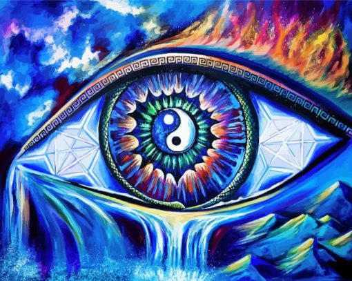 Yin Yang Third Eye Diamond Paintings