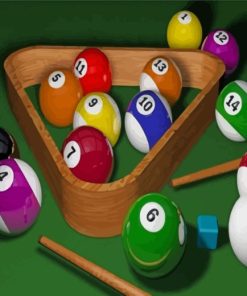 8 Ball Pool Diamond Paintings