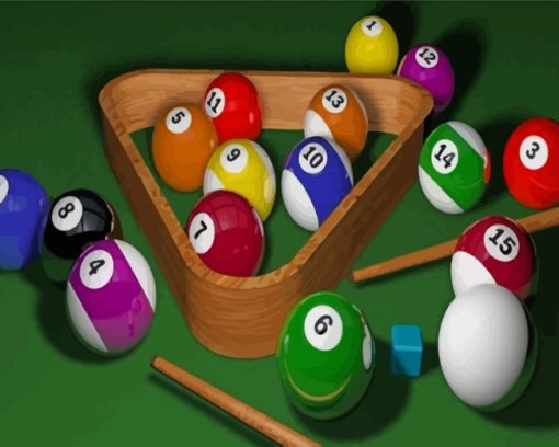 8 Ball Pool Diamond Paintings