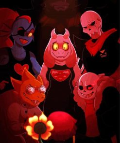 All Sans AU Underfell Sans Diamond Painting