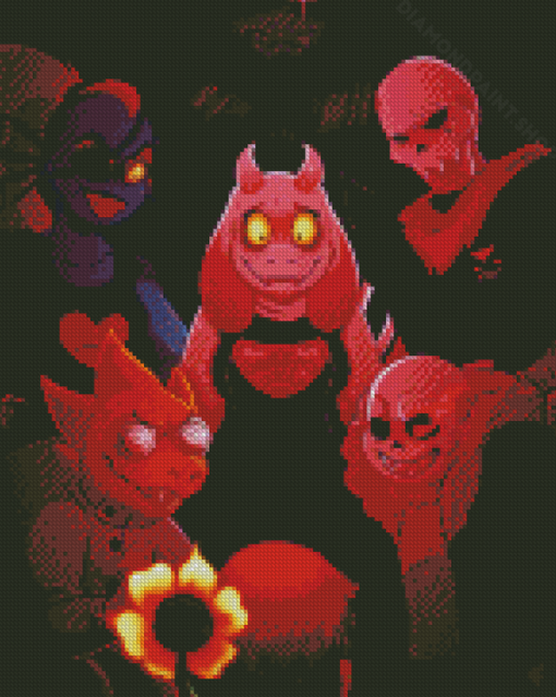 All Sans AU Underfell Sans Diamond Painting