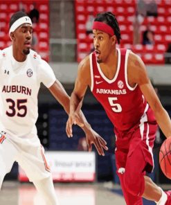 Arkansas Razorbacks Players Vs Auburn Tigers Players Diamond Paintings