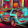 Back To The Future Car Diamond Paintings