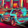 Back To The Future Delorean Diamond Paintings