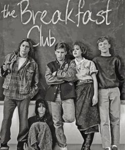 Black And White The Breakfast Club Diamond Paintings