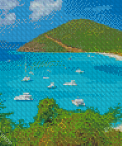 British Virgin Islands Beach Diamond Paintings