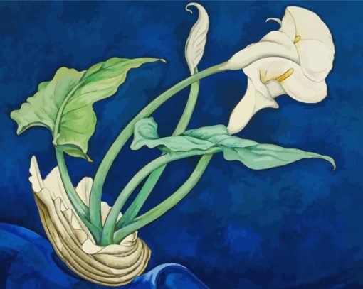 Calla Lilies Bert Savoy By Charles Diamond Paintings