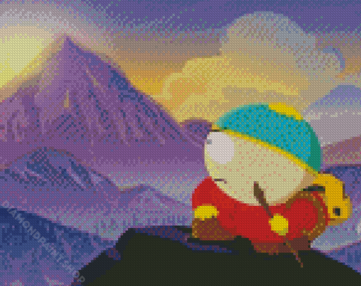 Cartman Southpark Character Diamond Painting