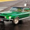 Classic Green Mustang Diamond Paintings