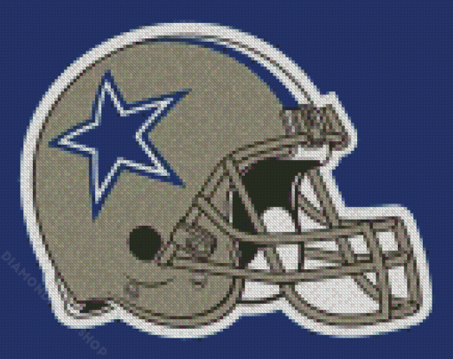 Dallas Cowboys Helmet Diamond Paintings