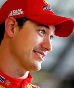 Joey Logano Side Profile Diamond Paintings