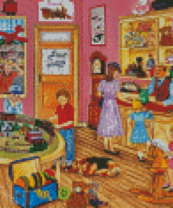 Kids Toy Shop Diamond Paintings