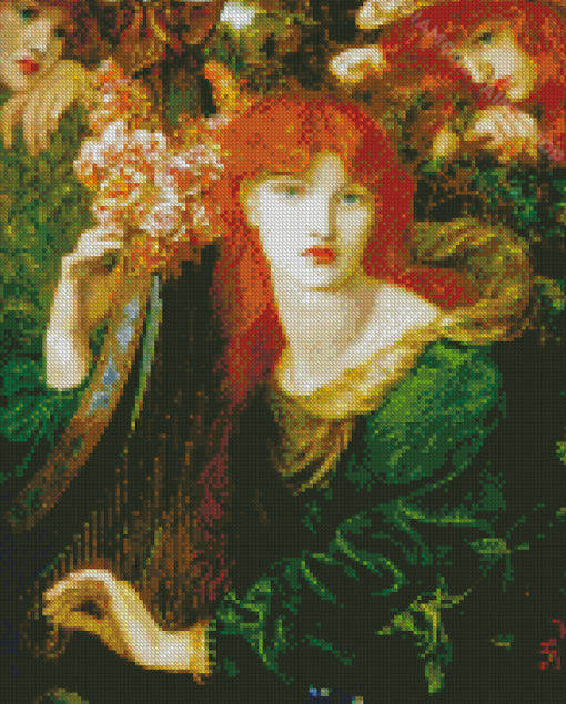 La Ghirlandata Rossetti Diamond Paintings