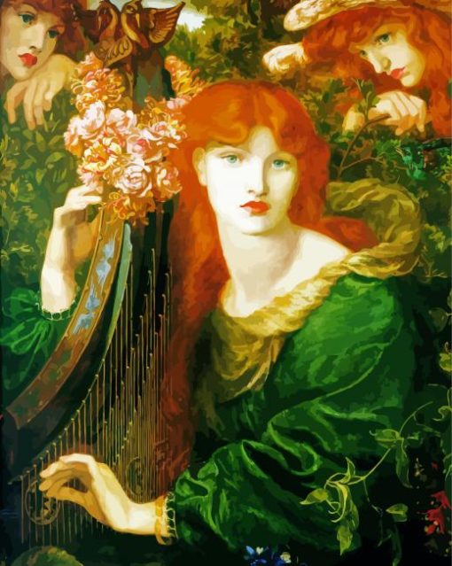 La Ghirlandata Rossetti Diamond Paintings