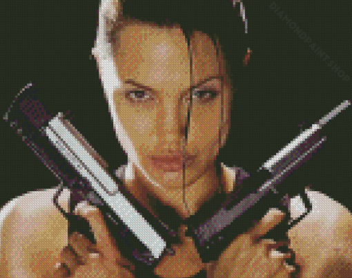 Lara Croft Character Diamond Paintings