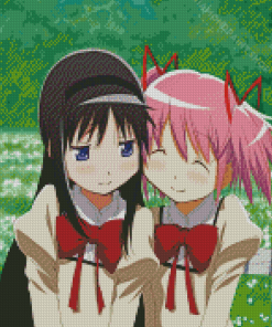 Madoka Kaname And Homura Akemi Diamond Painting