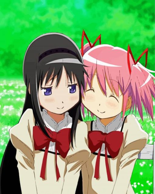 Madoka Kaname And Homura Akemi Diamond Painting