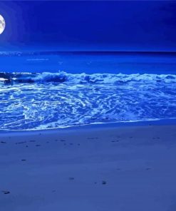 Moon And Ocean Diamond Painting