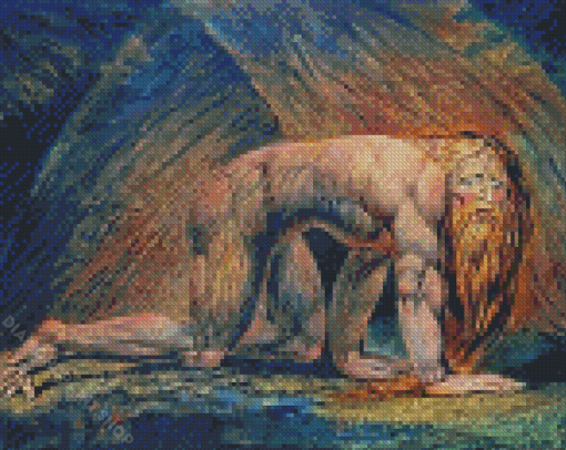 Nebuchadnezzar By William Blake Diamond Paintings