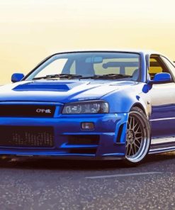 Nissan Skyline Gtr R34 Diamond Paintings