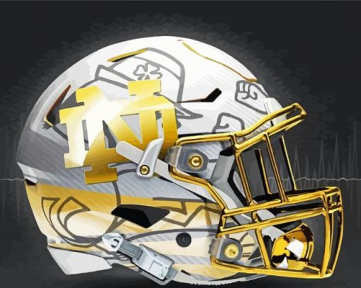 Notre Dame Helmet Diamond Paintings