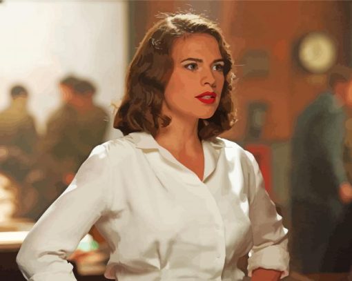 Peggy Carter Captain America Character Diamond Paintings