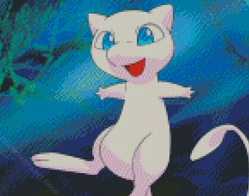 Pokemon Mew Character Diamond Paintings