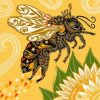 Queen Bee Insect Art Diamond Paintings