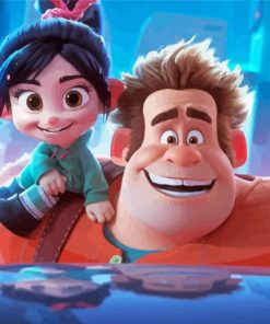 Ralph And Vanellope Von Schweetz Diamond Paintings