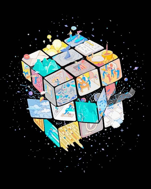 Rubiks Cube Diamond Painting