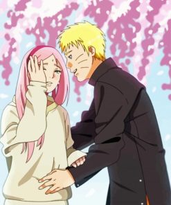 Sakura And Naruto Diamond Paintings