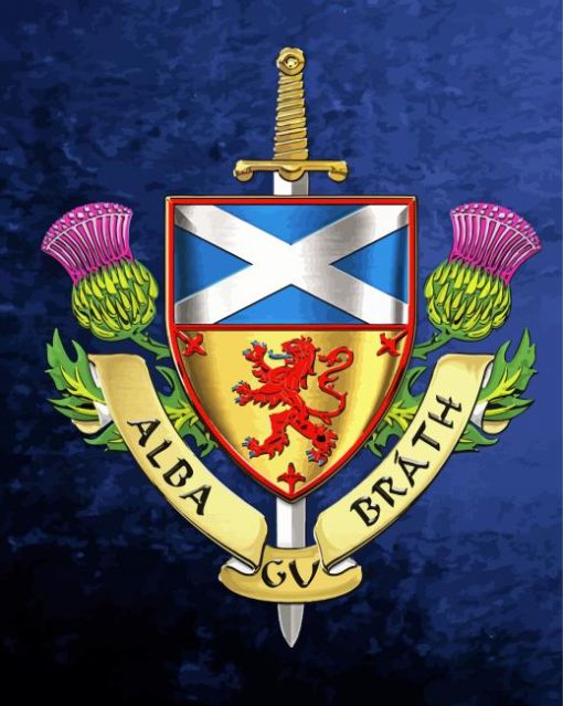 Scotland Crest Diamond Paintings