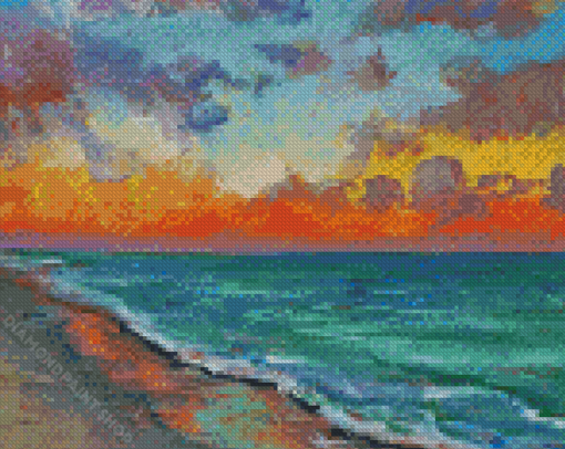 Seascape In Florida Art Diamond Paintings