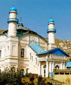 Shah Du Shamshira Mosque Kabul Diamond Paintings