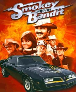 Smokey And The Bandit Poster Diamond Paintings