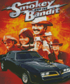 Smokey And The Bandit Poster Diamond Paintings