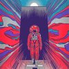 Space Odyssey Illustration Poster Diamond Paintings