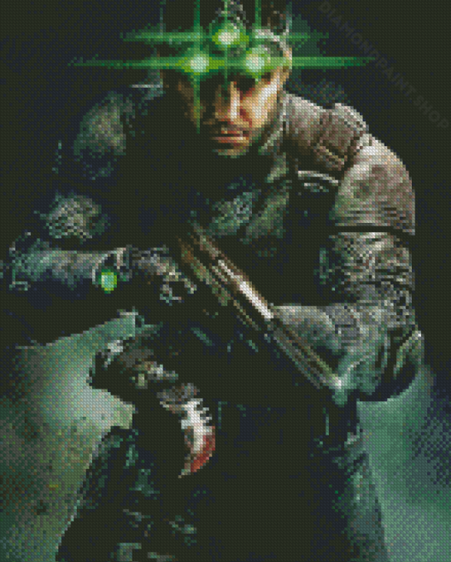 Splinter Cell Sam Fisher Diamond Paintings