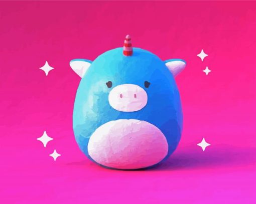 Squishmallows Unicorn Character Diamond Paintings